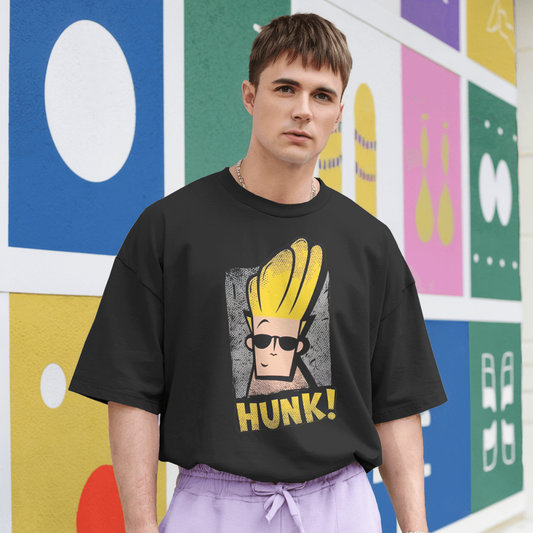 Blonde Flex – Cartoon Tee (Oversized Fit)