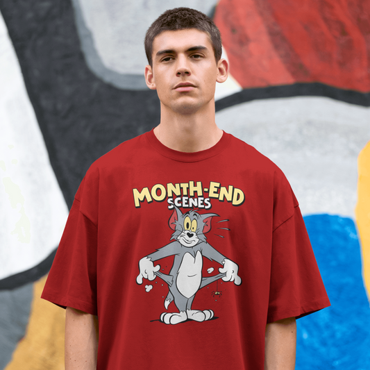 Broke Vibes – Cartoon Tee (Oversized Fit)