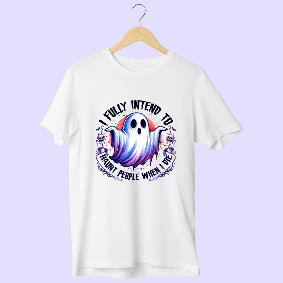 Haunt You Later Half Sleeve T-Shirt