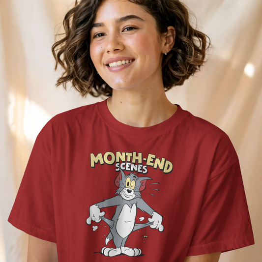 Broke Vibes – Cartoon Tee (Oversized Fit)