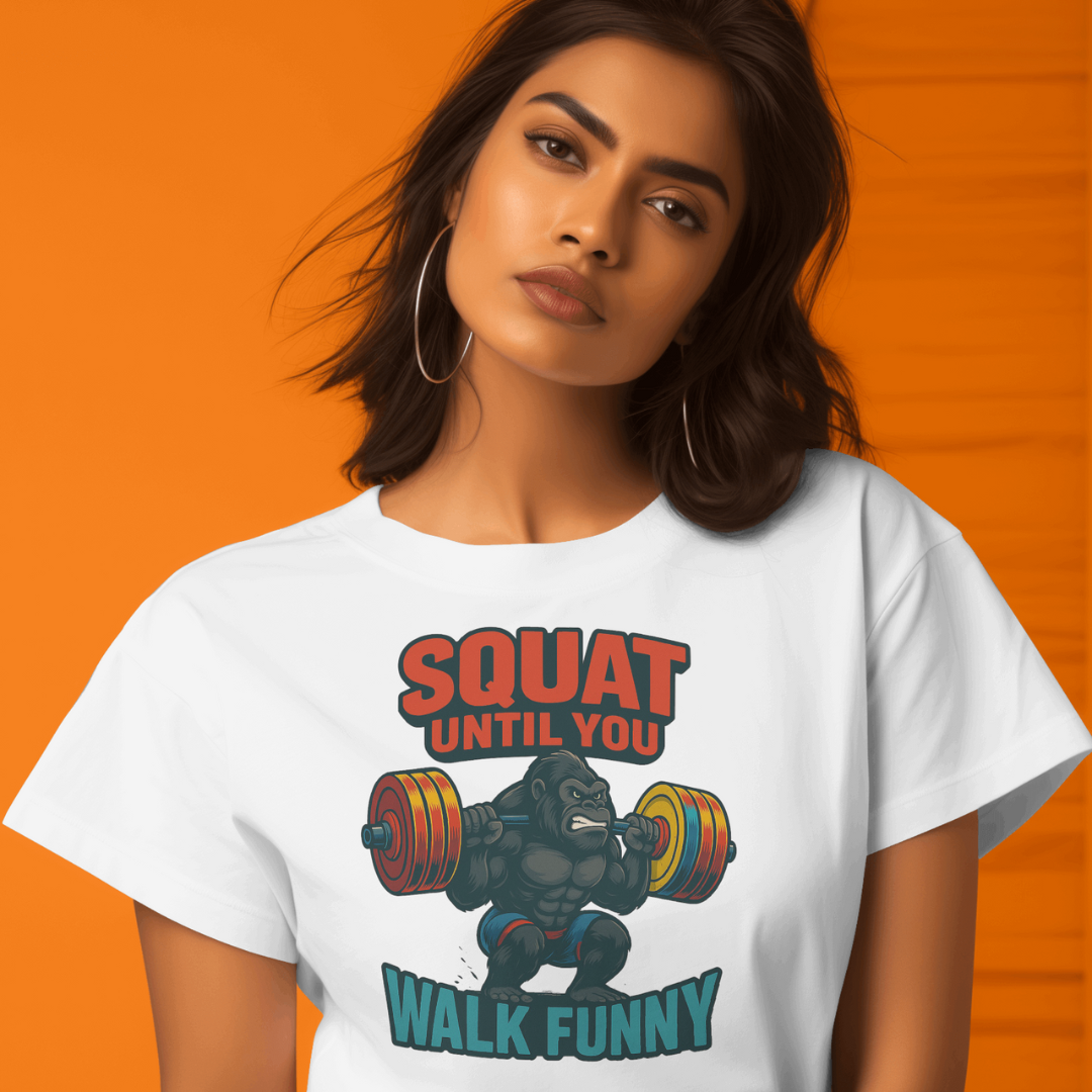 Beast Mode Squat Half Sleeve T-Shirt