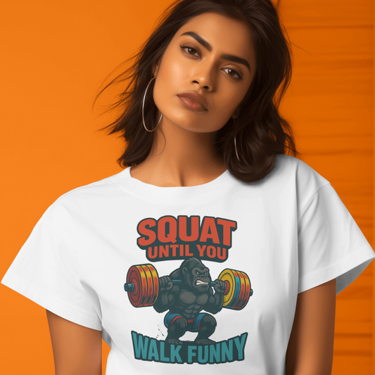Beast Mode Squat Half Sleeve T-Shirt