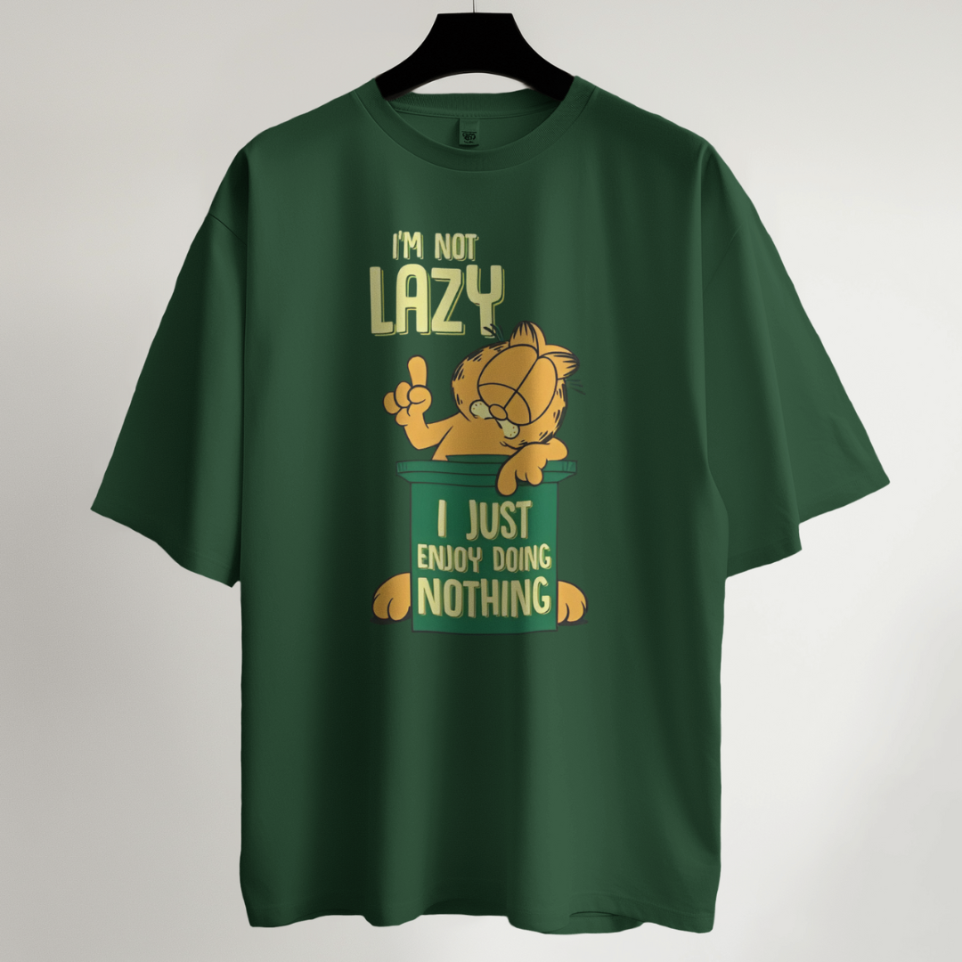 Do Nothing Club – Cartoon Tee (Oversized Fit)