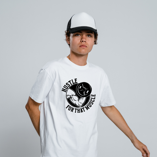 Hustle For That Muscle Half Sleeve T-Shirt
