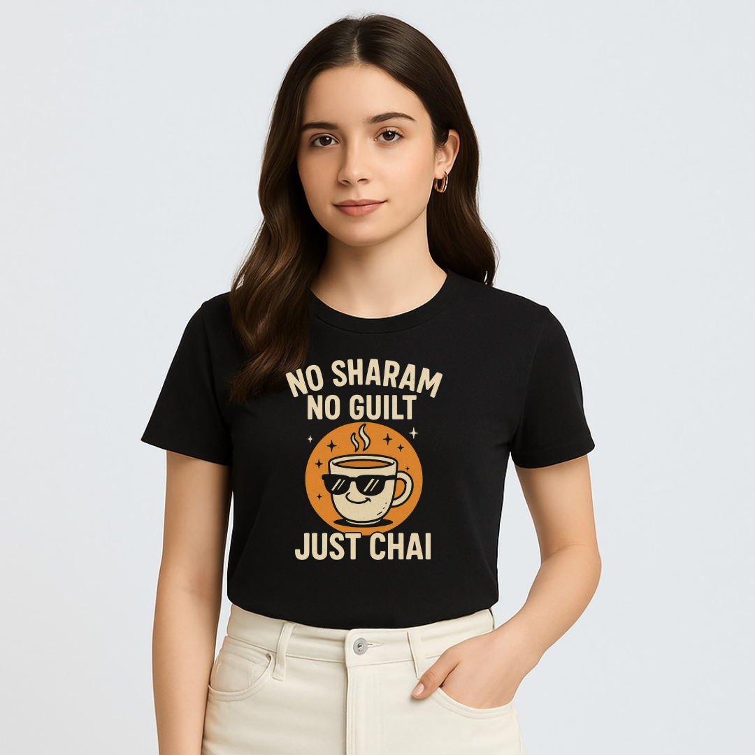 No Sharam Half Sleeve T-Shirt