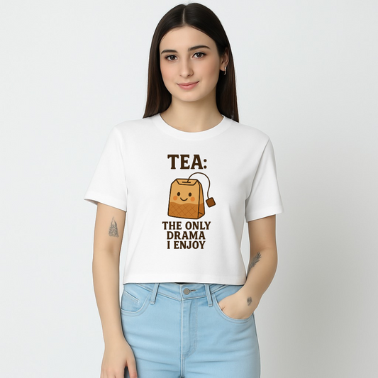 Tea Drama Half Sleeve T-Shirt